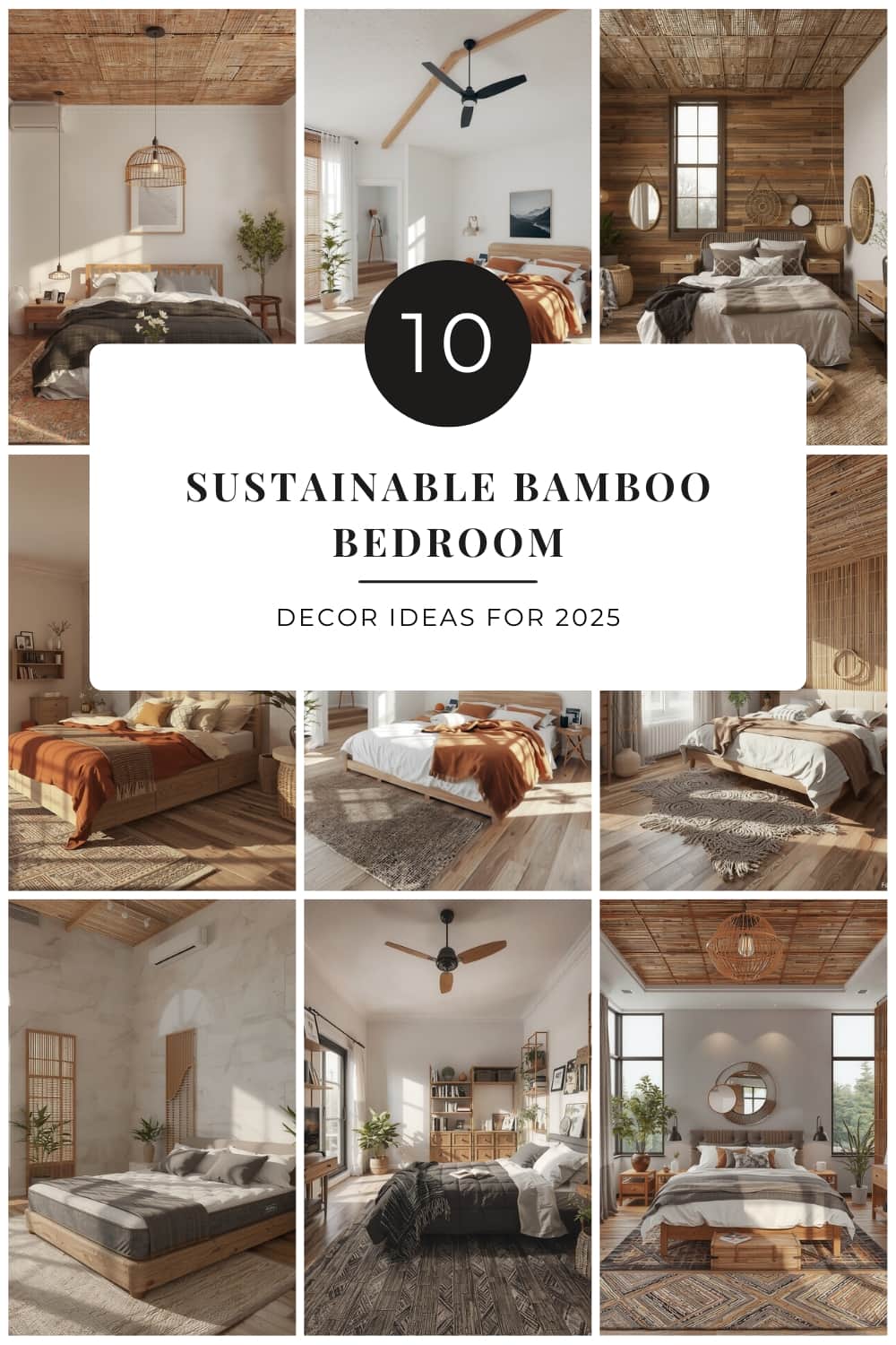 10 Sustainable Bamboo Bedroom Decor Ideas for 2025