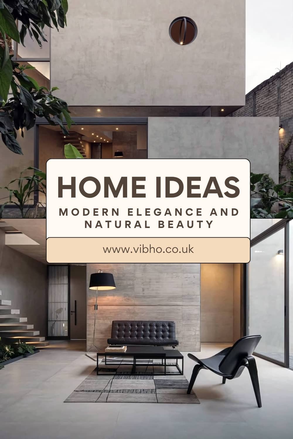 A modern home interior featuring elegant design elements, natural lighting, and minimalist furniture.