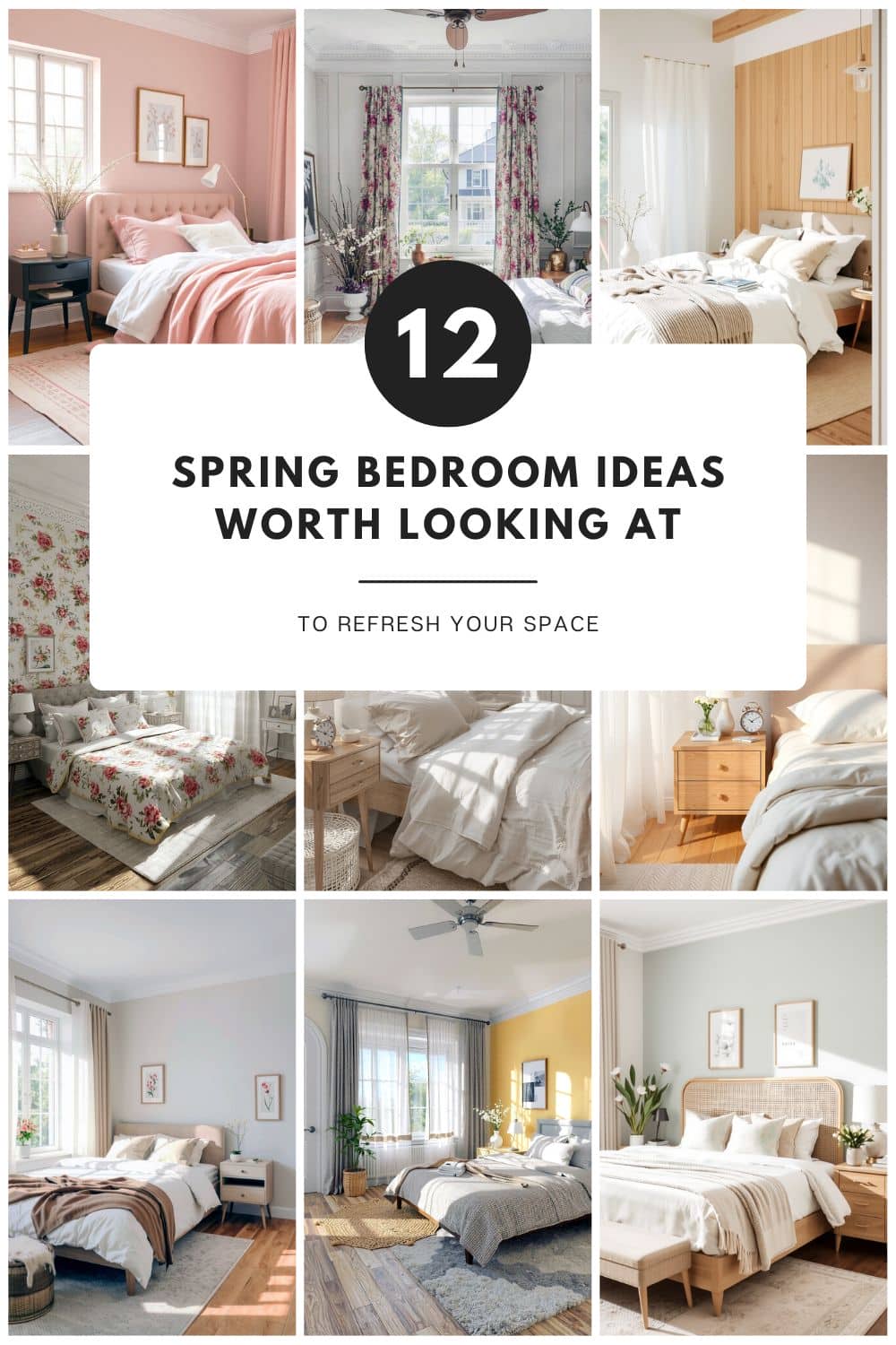 12 spring bedroom ideas showcasing fresh and vibrant decor for a seasonal refresh