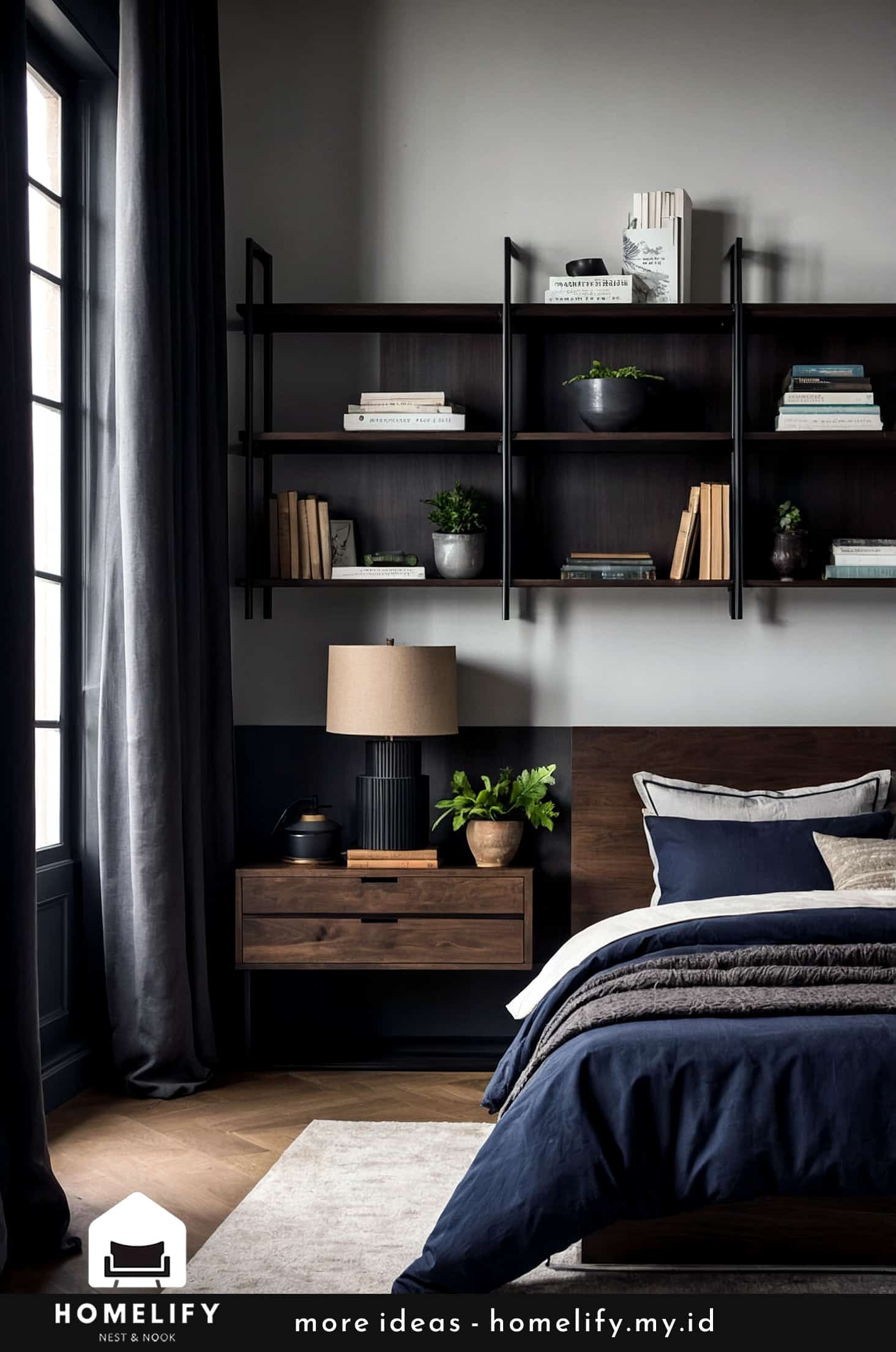 Add function and elegance with overbed shelving