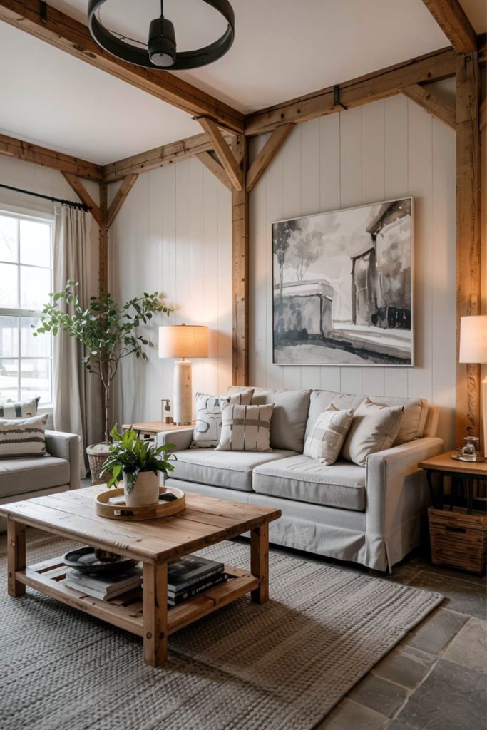 Barndo living room design the art of textural neutrals for sophistication