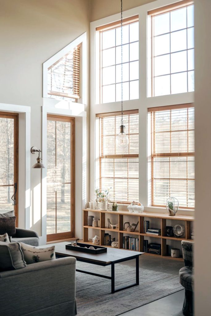 Barndominium windows light control & perfect atmosphere