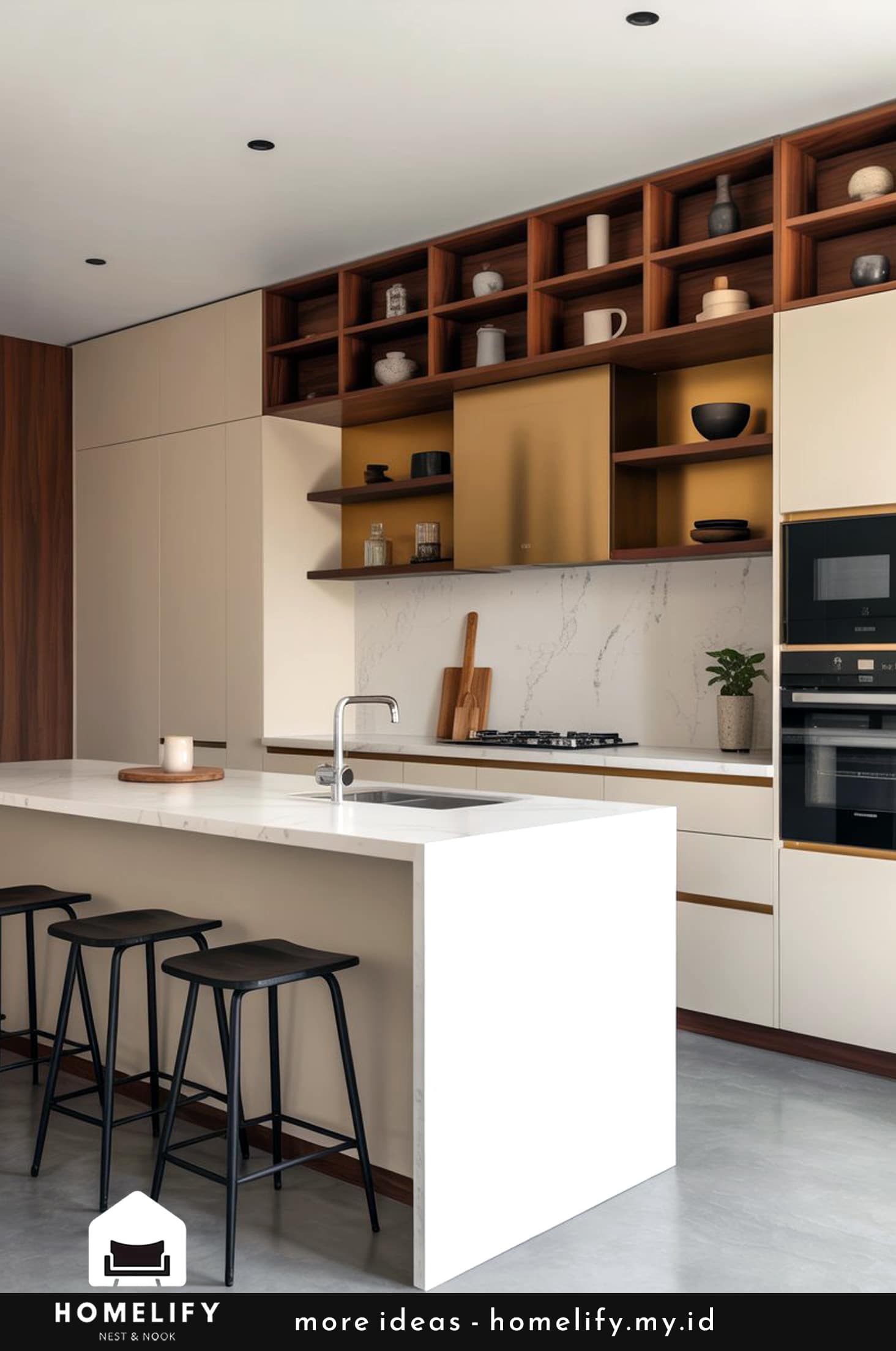 Bold geometry & clean lines the essence of modern kitchen design
