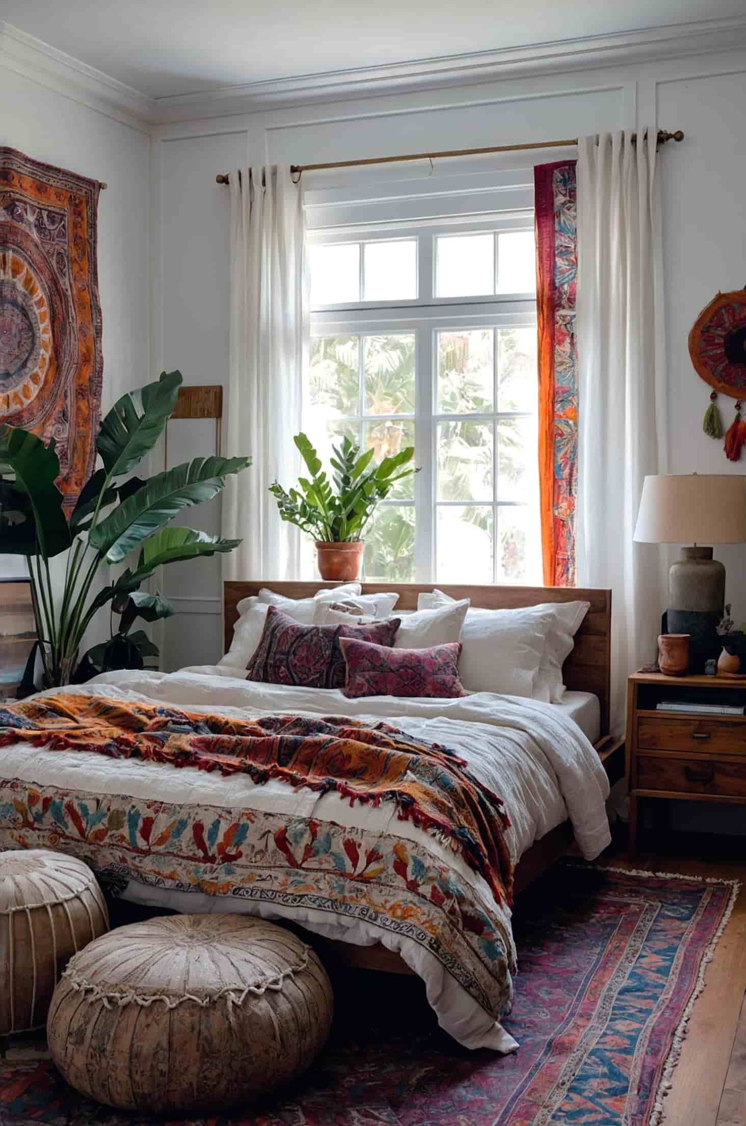 Create a cozy, free spirited retreat with a bohemian bedroom design