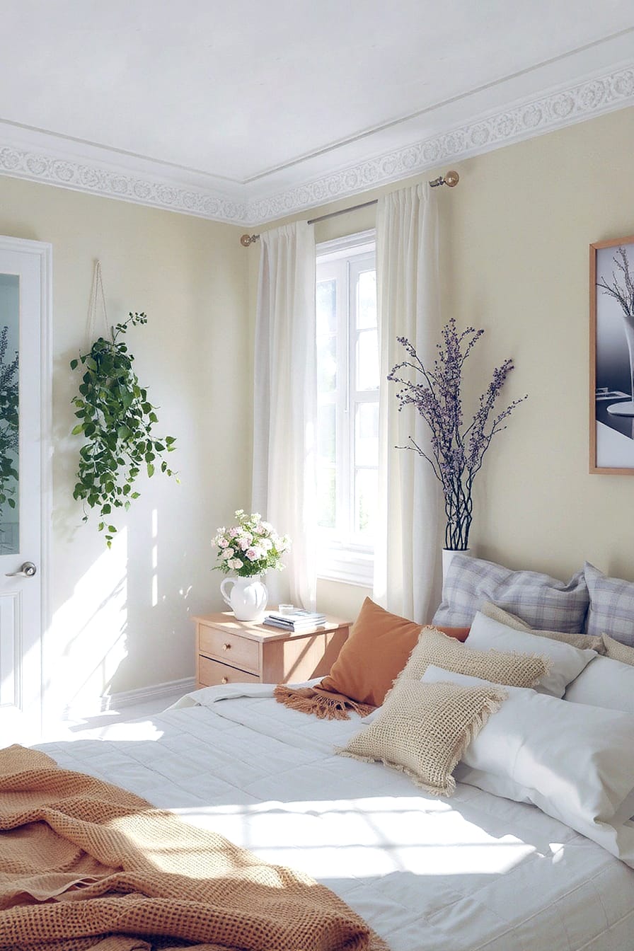 Create a fresh, inviting atmosphere in your bedroom for spring mornings