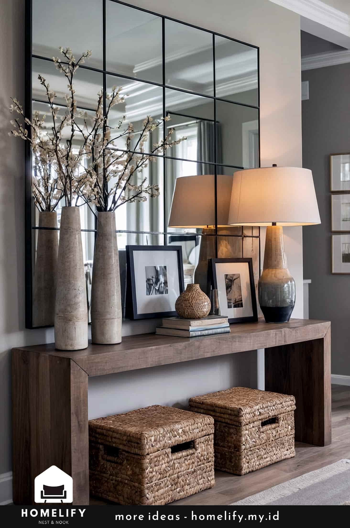 Create a stylish and organized entryway with chic design