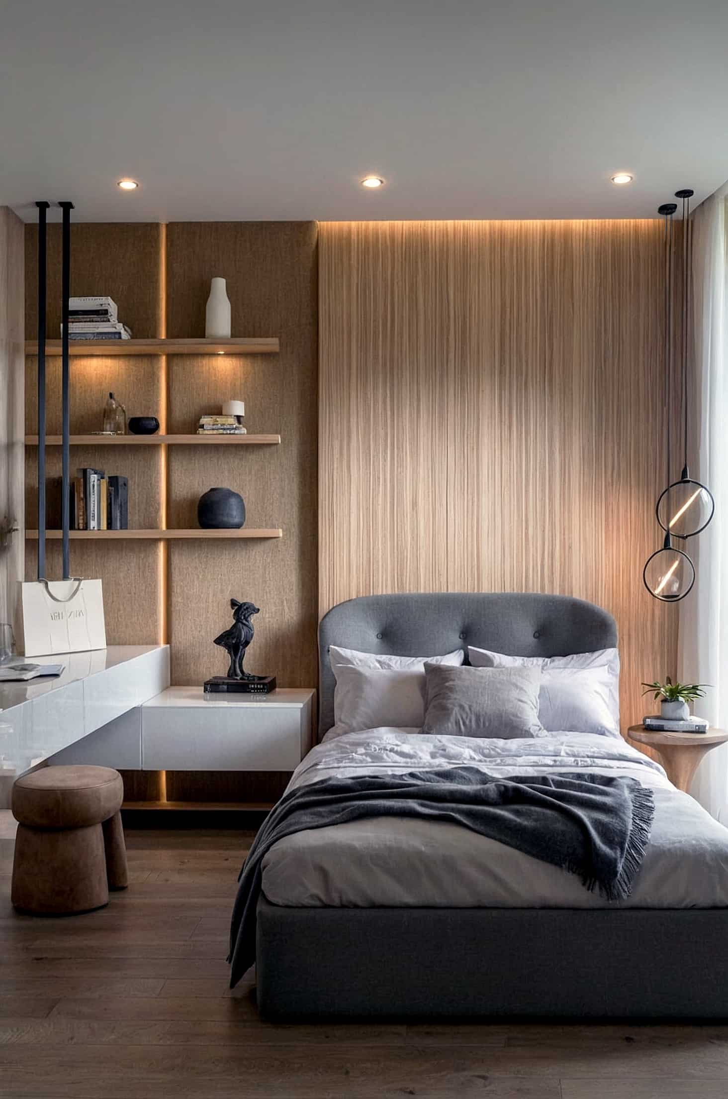 Enhance your bedroom with stylish and functional acoustic wall panels