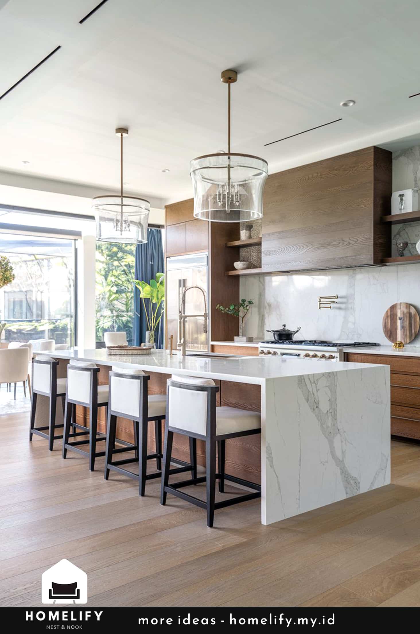 Indulge in luxury modern kitchens that blend comfort and style