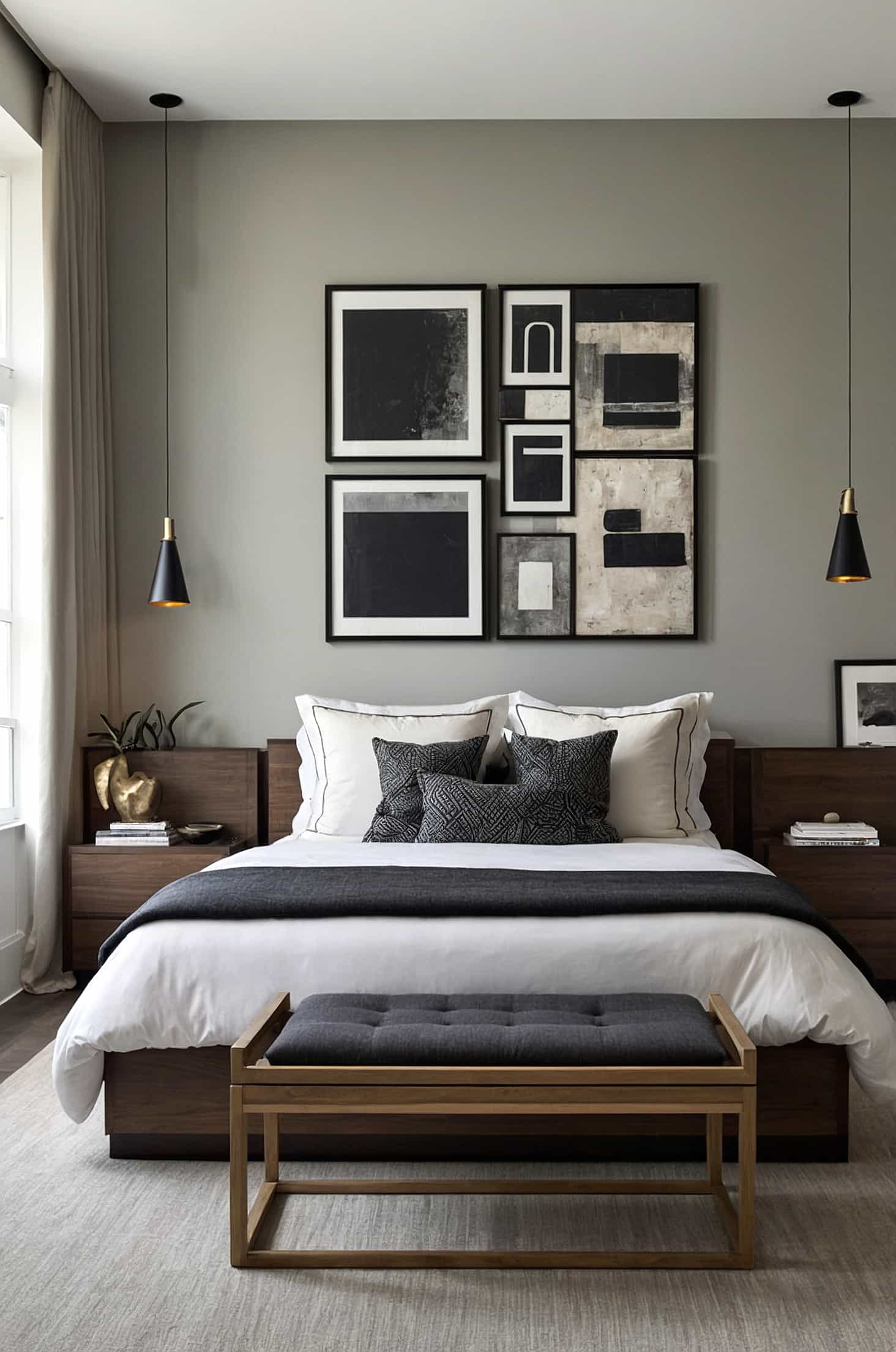 Make your bedroom truly yours with personal artistic touches