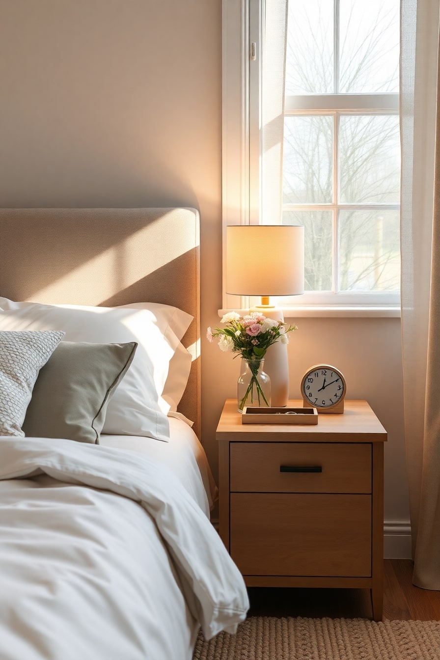 Refresh your bedside table with spring inspired touches