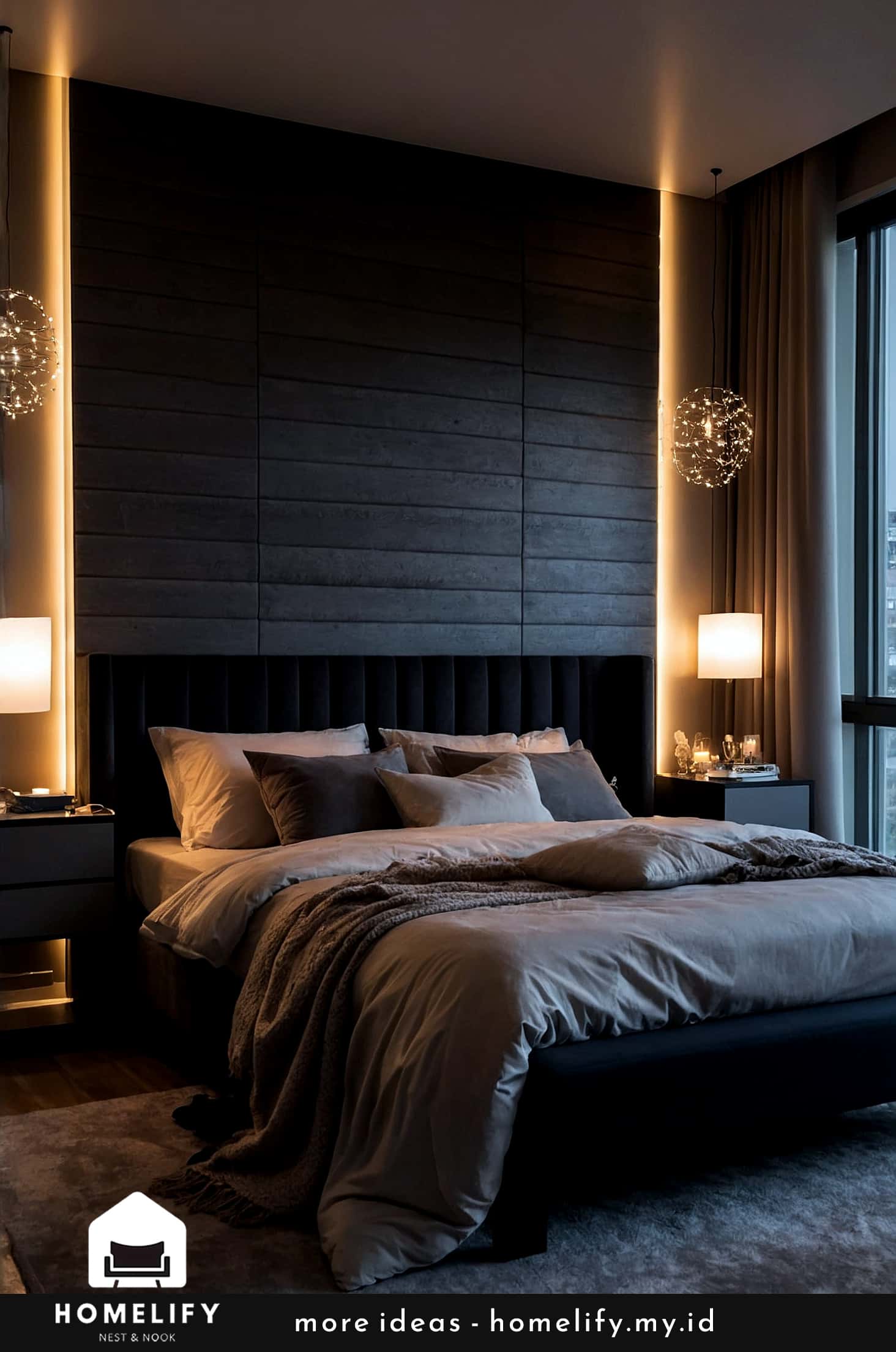 Set a dreamy mood with romantic led lighting in your bedroom