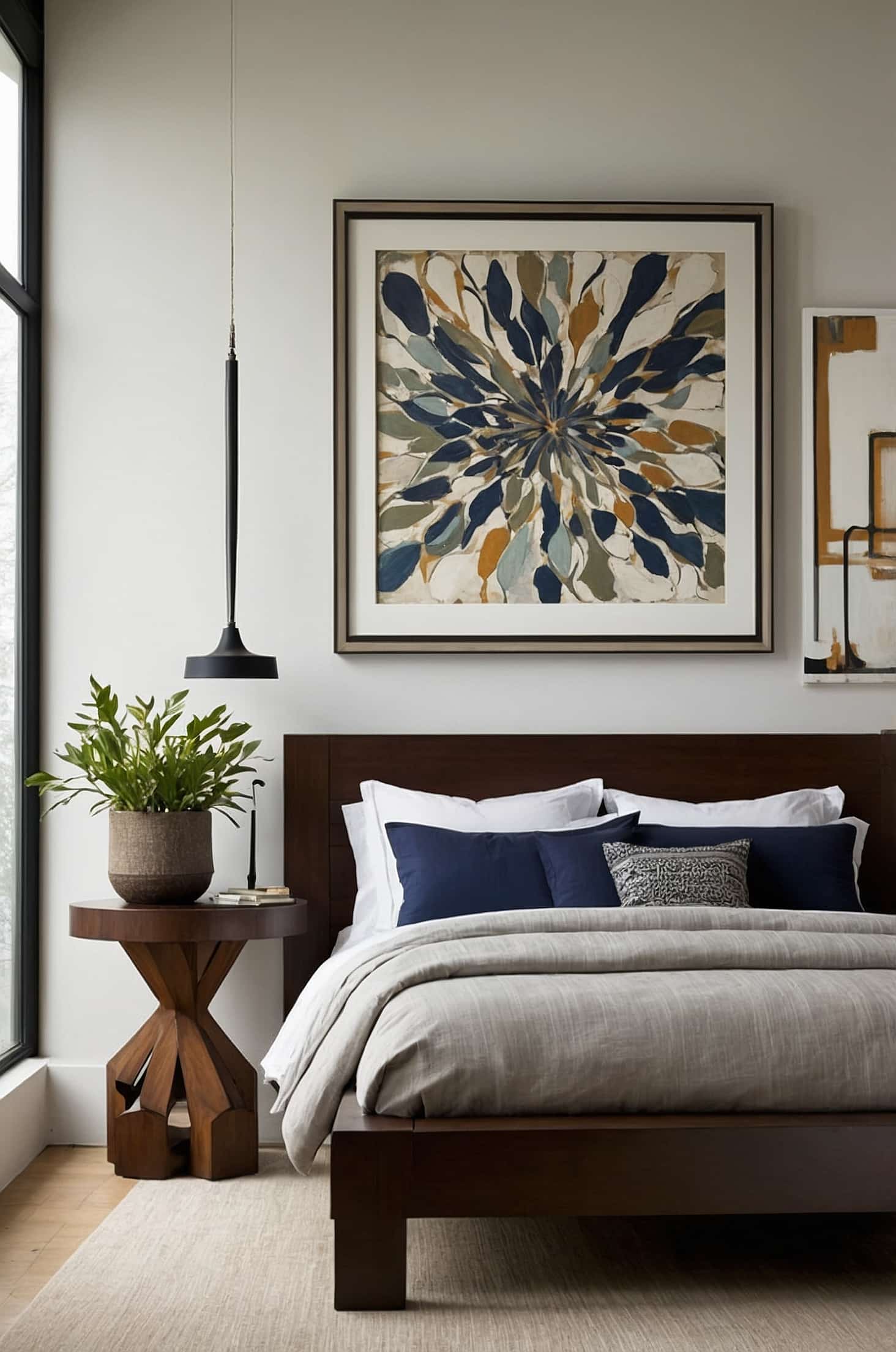 Showcase your style with personal art pieces in your bedroom