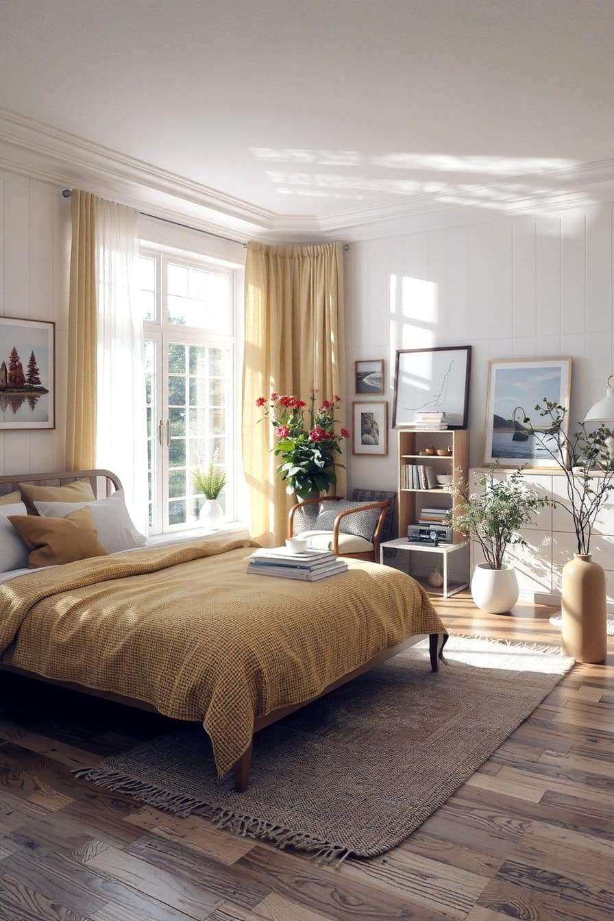 Start your spring mornings right with a fresh, inviting bedroom