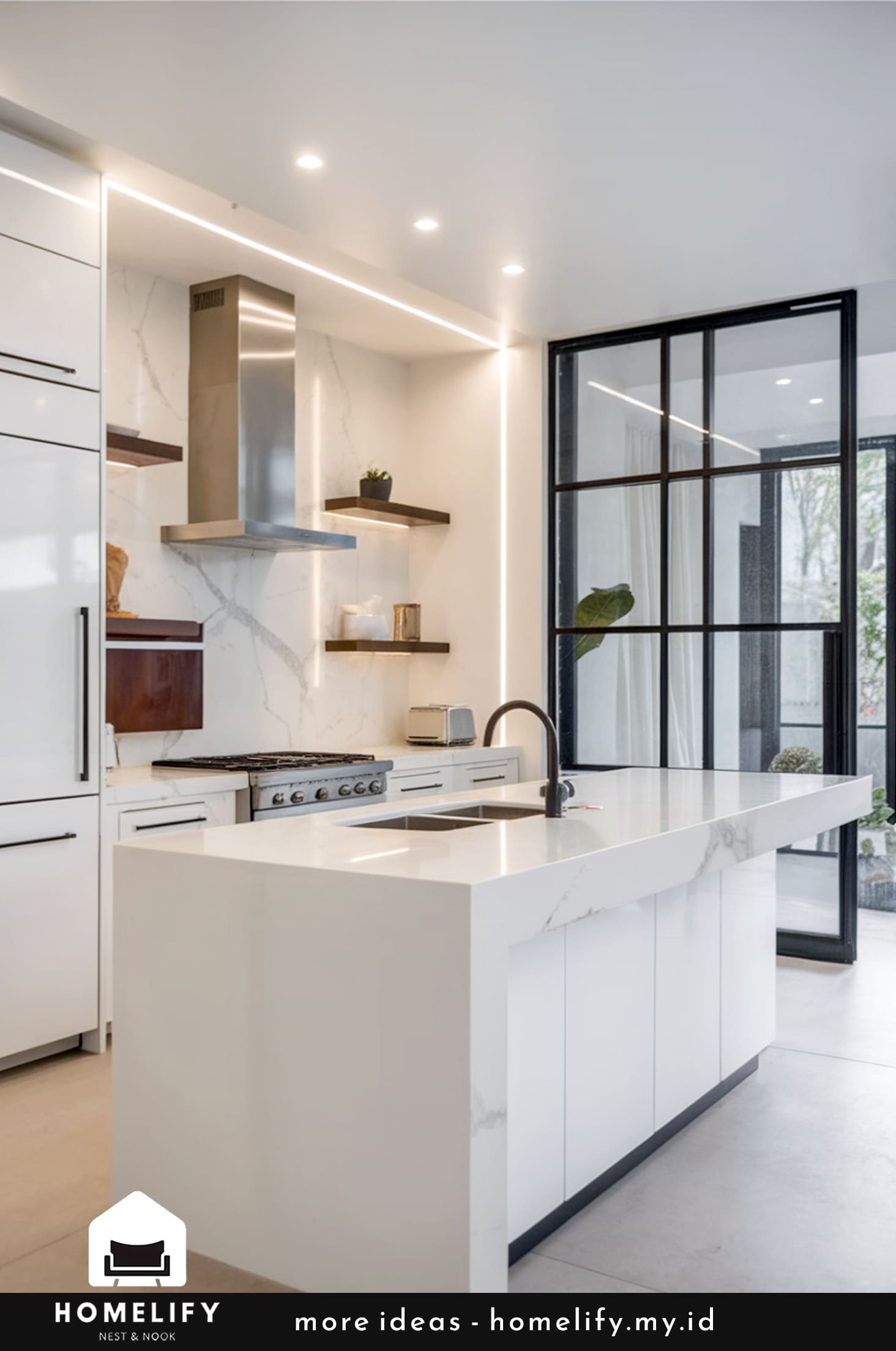 Tranquil & modern the charm of contemporary kitchen design