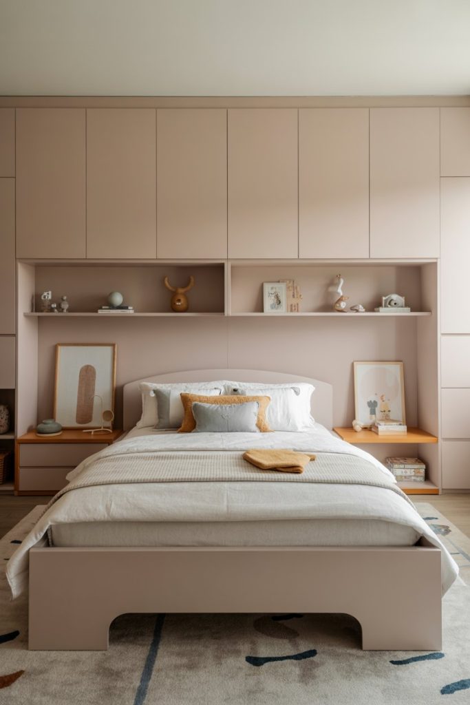 Chic & simple kids' bedroom sophisticated storage & adaptable style