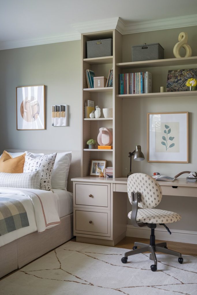 Classic & clean kids' bedroom sophisticated look & calm environment