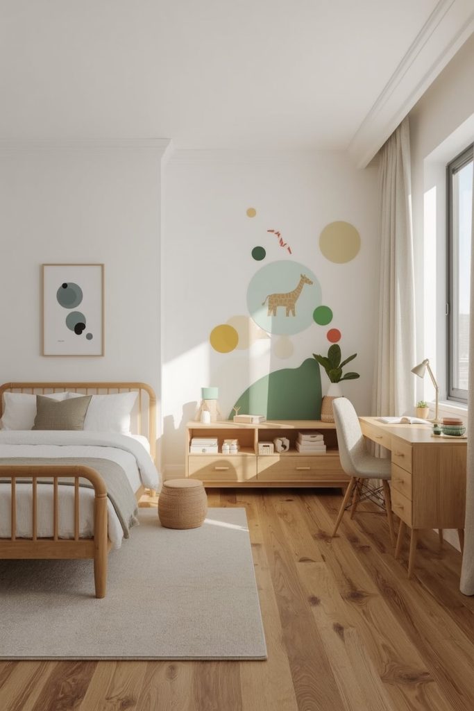 Gender neutral kids' room universal themes & playful inclusivity
