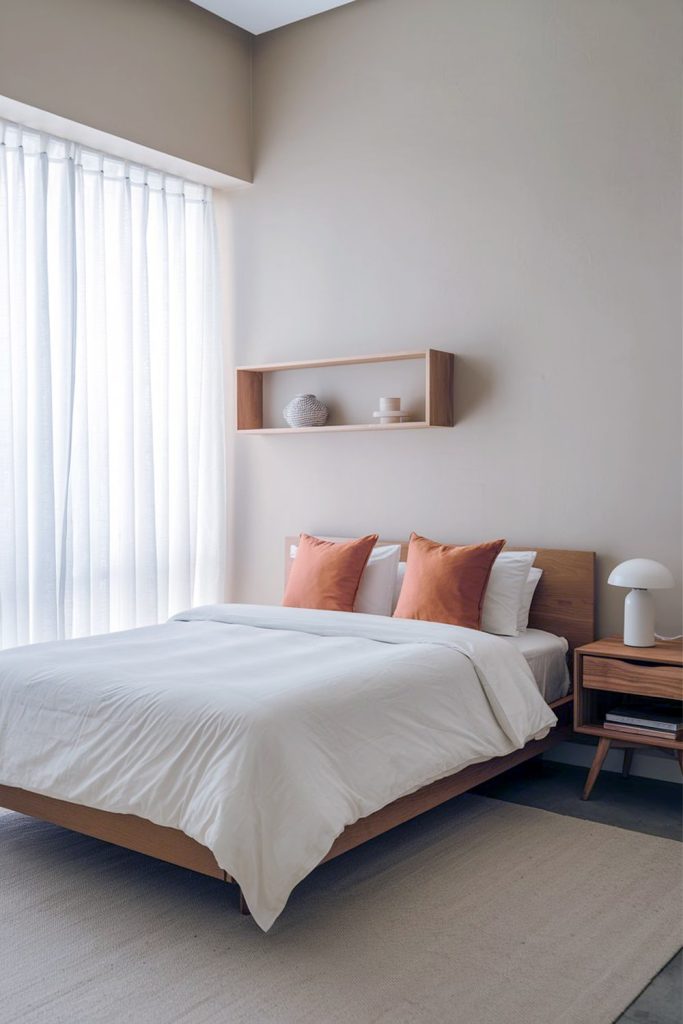 Japandi bedroom restful retreat & minimalist comfort