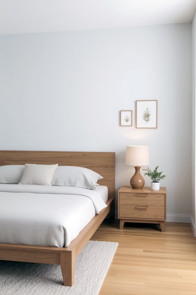 Japandi small bedroom well being & cohesive design